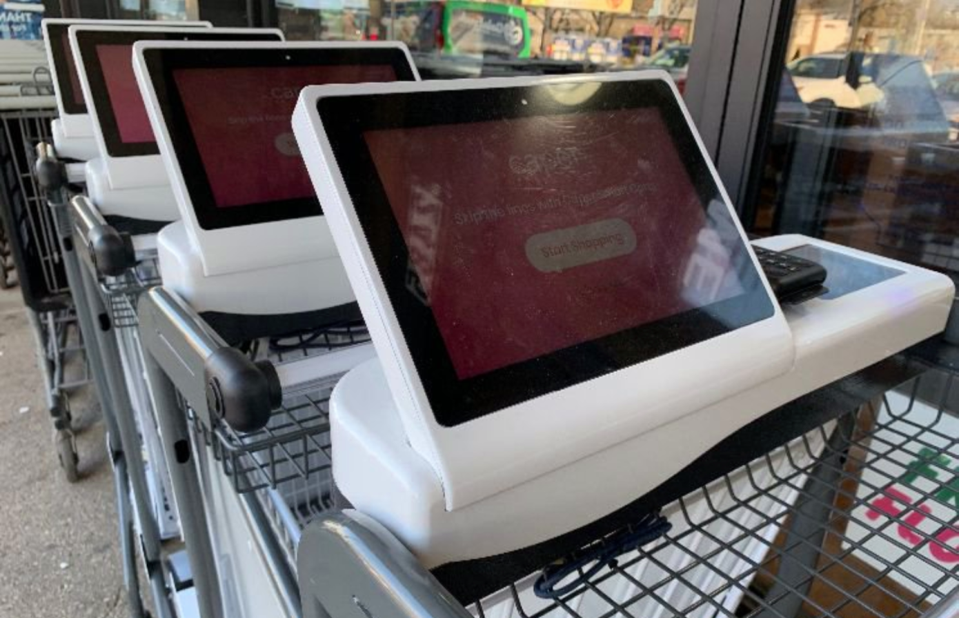 Smart grocery cart startup Caper bags $10 million
